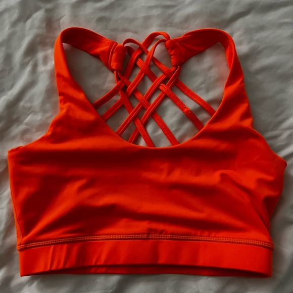 Orange sports bra - Picture 4 of 5